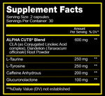 ALPHA CUTS® Capsules Label
