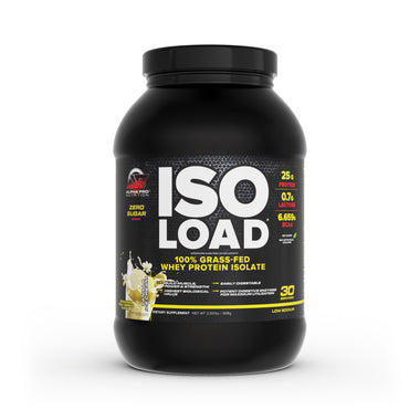 ISOLOAD® 908g Pure Whey Isolate, Zero Sugar. Low Lactose GET INFO